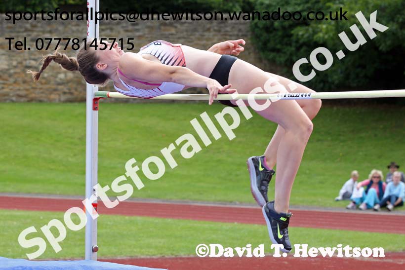 Womens high jump, EAP International Combined Events, Hexham Northumberland. Photo: David T. Hewitson/Sports for All Pics